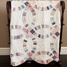 60”x75” Vintage from 1950’s Hand Stitched Quilt. picture