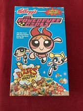 VINTAGE 2000 Kellogg's Powerpuff Girls Cereal Limited Edition Cartoon Network picture