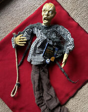 NWT Halloween Prop HANGING ANIMATED ZOMBIE MAN Haunted Living Lights Up picture