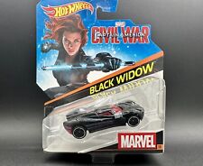 Marvel Comics Captain America Civil War Black Widow (2015) Hot Wheels Toy Car #1 picture