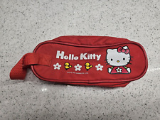 Vintage 1998 Sanrio Hello Kitty Red Pencil Case Pouch picture