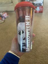 Halloween II 2 Bloody Dripping Michael Myers Tumbler Insulated Cup With Lid picture