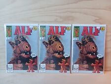 Lot of 3, Alf #1 NM high grade 1988 direct sales Marvel comic picture