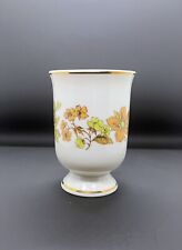 Vintage Royal Domino Collection Porcelain Pedestal Autumn Song Tea Cup picture