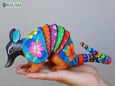 Armadillo alebrije from Oaxaca, Carved on one piece, Copal Wood, Armadillo picture