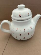 Rondo Vintage Teapot, 1983 Japan White w small flowers Gail Styn-Sutton  7
