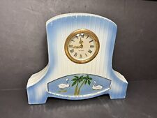 Vintage AMC Porcelain Mercedes Mantle Clock Works (rm) picture
