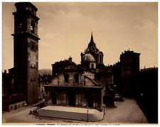 Italy, Turin, Cathedral S. Giovanni Battista Vintage albumen print, photo. Br picture
