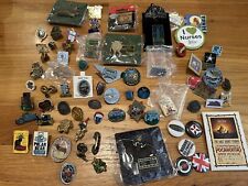 HUGE Lot of 70 Assorted VTG Pins Buttons singapore zoo mt.st.helens samuel adams picture