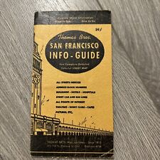SAN FRANCISCO CALIFORNIA VINTAGE 1946 THOMAS BROTHERS INFO GUIDE/FOLD OUT MAP picture