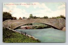 Postcard Oak Street Bridge Kansas City Missouri, Antique N16 picture