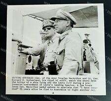 WWII General Douglas MacArthur & General Sutherland 1974 Press Photo picture