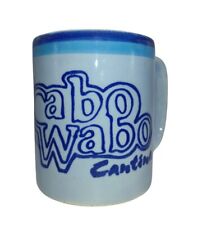 Vintage Cabo Wabo Cantina Souvenir Ceramic Coffee Mug Tea Cup Signed CAT Mexico picture