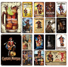 20x30 Captain Morgan Havana Club Bacardi Metal Tin Signs Home Bar Pub Plaque picture