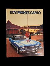 1973 Chevrolet Monte Carlo Advertising Booklet picture