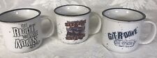 Set Of 3 Larry The Cable Guy Git-R-Done 16oz Mug Set Right To Bare Arms picture