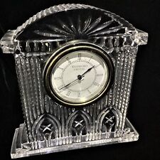 60% OFF Large Waterford Crystal Mantle Clock BJ308    NOW ON SALE picture