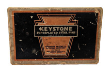 Vintage Keystone Superplated Steel Pins Original Box 6