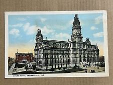 Postcard Indianapolis IN Court House Vintage Indiana picture