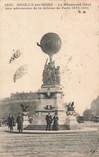 CPA DOS VERT HAUTES DE SEINE 92 NEUILLY SUR HIS MONUMENT AERONAUTES 1870-1871 picture