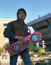 MICHAEL J. FOX SIGNED AUTOGRAPH BACK TO THE FUTURE 11X14 PHOTO BAS BECKETT 19 picture