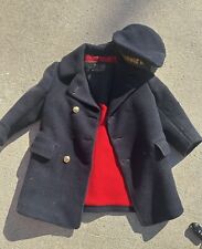 Antique Children’s Navy Peacoat And Hat-SS George Washington-1920s picture