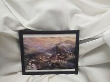 Emerald Valley By Thomas Kinkade in 9x7 Black Frame Wall/Tabletop picture