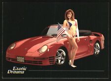 1992 Exotic Dreams #96 Tylyn with Porsche 959 Cabriolet picture