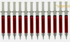 Novelty Blood Syringe Ballpoint Pen Brand New Doctor Nurse NHS Etc $5 each picture