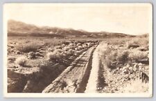 Postcard RPPC Photo Arizona Desert Road Landscape Mountains Vintage picture