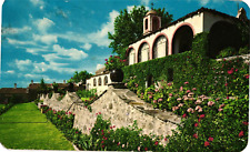 Rancho Hotel el Atascadero San Miguel de Allende Mexico Chrome Postcard 1960s picture