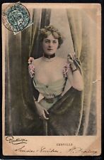 AZ107 ARTIST STAGE STAR CHEVILLY Tinted PHOTO pc REUTLINGER 1904 picture