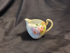 Nippon Hand Painted Replacement Creamer w/o Lid,Pink Roses & Gold Trim PRE-OWNED picture