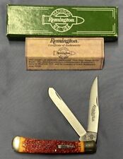 1988 Remington New Tang Stamp Series #18303 Bullet 2 Blade Folding Knife-USA picture