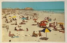 BATHING BEACH. WILDWOOD BY THE SEA, NEW JERSEY Vintage Postcard picture