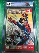 Amazing Spider-Man #1 CGC 9.8 1st App Cindy Moon Silk Marvel 2014 Custom Label picture