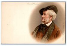 Richard Wagner Postcard German Composer Theatre Director c1905 Unposted Antique picture