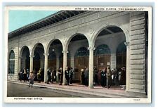 c1930's Outdoor Post Office St. Petersburg Florida FL Unposted Vintage Postcard picture