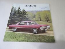 1965 Chevelle 16 large Page brochure Good Condition. Original picture