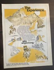 Yellowstone Wyoming Vintage Magazine Ad picture