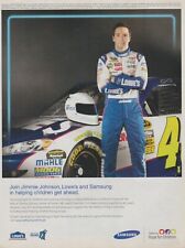 2010 Hope For Children - Samsung - NASCAR Jimmie Johnson 48 Car - Print Ad Photo picture
