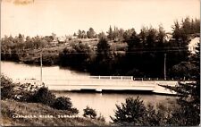 Jonesboro Maine RPPC - Chandler River -Posted RPPC Postcard picture