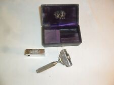 Gem Safety Razor   U.S. Vintage/Antique Early 1900s w/ Box & Blade Caddy picture