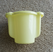 Vintage Tupperware 577 Yellow Sugar Bowl Dispenser with 2 Flip Top Spouts USA picture