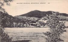 Springfield VT Vermont Mount Ascutney Windsor County Vtg Postcard C3 picture