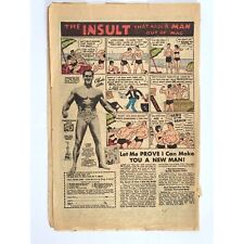 Charles Atlas Bodybuilding The Insult Ad Marvel Comic Vintage picture