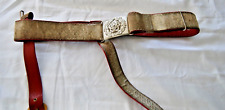 Full Dress Sword Belt & Slings Victorian Deputy Lord Lieutenant English County picture
