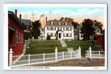 Postcard Massachusetts Gloucester MA Murray Gilman House Residence 1927 Posted picture
