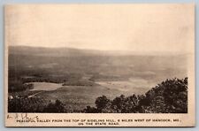 Peaceful Valley from the Top of Sideling Hill Hancock, Maryland PostCard c1920s picture
