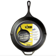 Lodge 13.25 in. Cast Iron Skillet in Black with Pour Spout picture